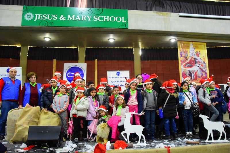 Saint Vincent de paul celebrating Christmas at Jesus & Mary school